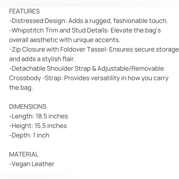 NEW CHARCOAL DEMI DISTRESSED SLOUCHY HOBO - Picture 2 of 3